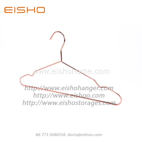 EISHO Rose Gold Copper Chrome Metal Wedding Hanger